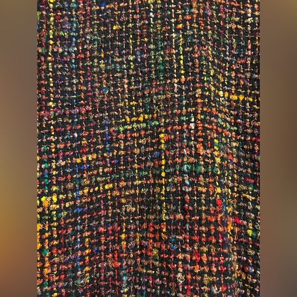 Anthropologie Ett Twa Multicolor Tweed Women's Coat Size XS - Picture 13 of 16